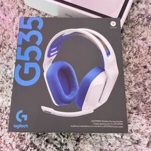 Logitech G535 Wireless Headset - Blue & White
